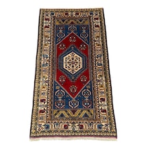 El Dokuma Koleksiyonluk Özel Yahyalı Halısı 126x230 Büyün Yün Halı