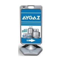 Aygaz  Tüp   Reklam ve Yönlendirme Uyari Dubasi A Tabela Gri