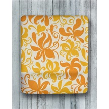 Turuncu Desen Bilek Destekli Mouse Pad Mousepad