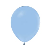Balon düz pastel(makaron.pudra balon)12 inc pudra mavi pk:100