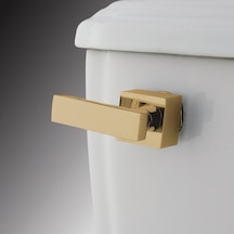Brass Ktqll2 Executive Tank Kolu, 3,8 Cm, Cilalı Pirinç Açık Ahşap