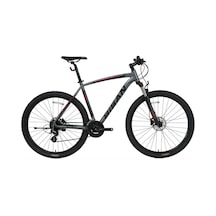 Bisan Mtx7300 26 Jant 24 Vites 39.5 Cm Dağ Bisikleti Gri - Pembe Pembe