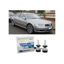 Audi A8 D3 Led Xenon Kısa Far Ampulü H7 Access Yeni Seri Beyaz 2002-2009