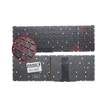 Acer Uyumlu Nitro 5 AN515-43 Klavye Işıklı (Siyah TR) (Pars Power) Ver.1 - Kırmızı Aydınlatma 734106
