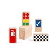 Roadblocks Set Traffic Signs