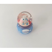 Kar Küresi Sevimli Kedicik Işıklı Kar Küresi Ev Ofis Dekor Biblo Obje