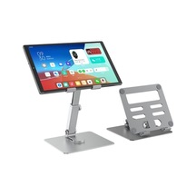 Tüm Tabletlerle Uyumlu 360 Dönebilen Katlanabilir Ayarlı Alüminyum Tablet Telefon Tutucu