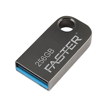 Faster 256 Gb Mimi Serisi Usb 3.0 Yüksek Hızlı Metal Flash Bellek Standart