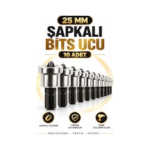 Bits Ucu Seti 10 Adet 25 Mm Ph2 Yıldız Vidalama Uçları