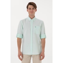 U.S. Polo Assn. Erkek Mint Regular Fit Cepli Gömlek 50306340-VR090