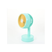 3 Kademeli Cep Boyu Sessiz Taşınabilir Mini Fan Usb Şarjlı Pervaneli Soğutucu Küçük El Vantilatörü Yeşil - 706210063
