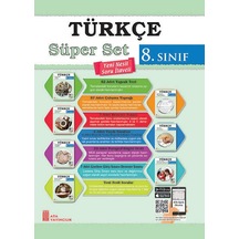 Ata Yayıncılık 8. Sınıf Türkçe Süper   Set