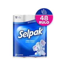 Selpak Süper Emici Rulo Kağıt Havlu 12'li 4 Paket
