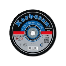 Karbosan 10050 Metal Kesme Taşı 230 X 3.0 X 22.23 MM Düz