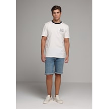 Colin's Colins Straight Fit Düşük Bel Düz Erkek Light İndigo Denim Jean Şort Cl1081085 Q1.v1 Dn09019