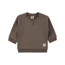 Civil Baby Civil Basic Timeless 6-18 Ay Sweatshirt - Kahverengi Acı Kahverengi