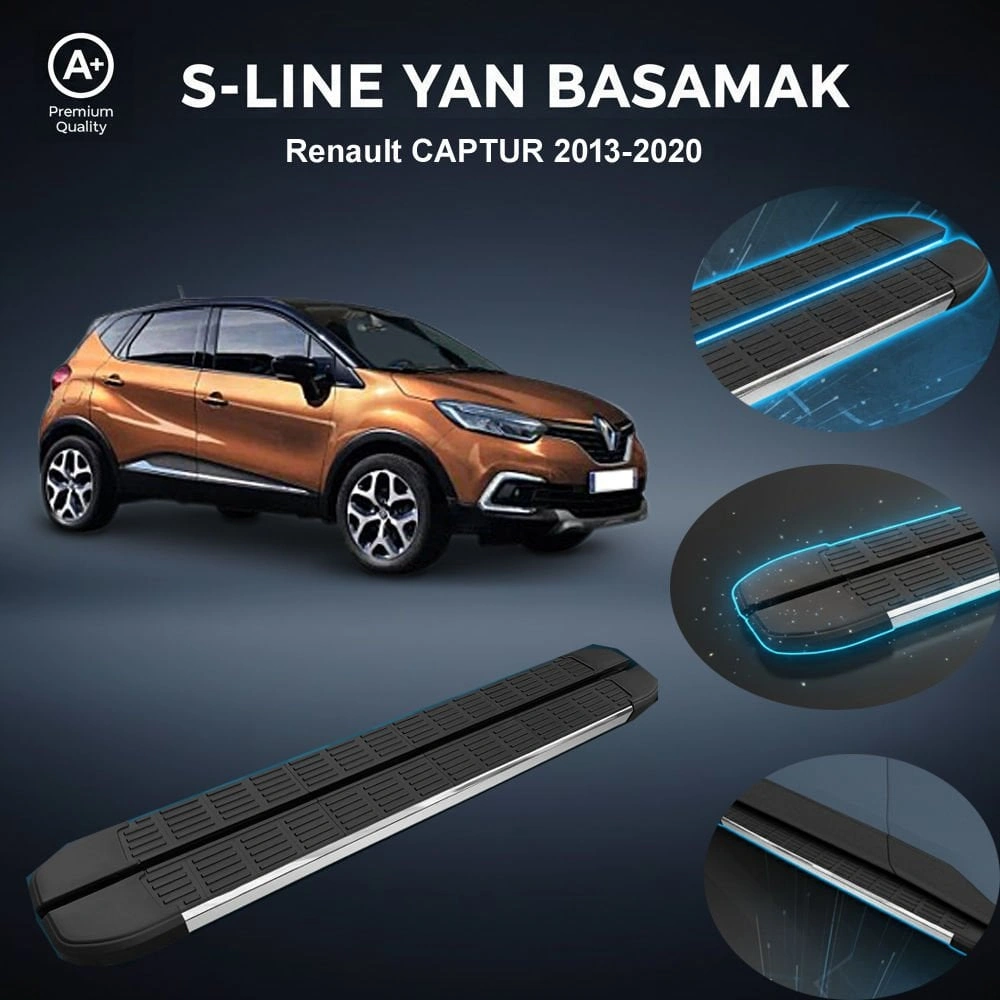 Renault Captur S-line Premium Krom Yan Basamak 2013-2020
