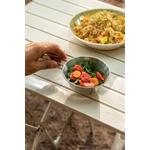 Çelik 275 Ml Katlanır Kulp Ölçekli Kamp Ve Piknik Kasesi Mt102