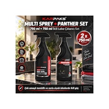 Multi Sprey + Panther 2x750 Ml Leke Çıkarıcı Set Halı Koltuk Kumaş Araç İçi Çok Amaçlı Temizleyici