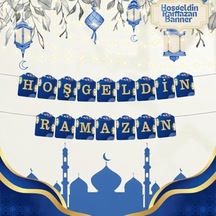 "hoş Geldin Ramazan" Dekorlu Süsü, Ramazan Süsleri, Ramazan Tavan Süsü Ürünleri