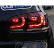 Vw Golf 6 R Gülenyüz Ledli Stop 4 Parça 2009-2012