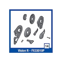 Shark Vısıon-r Kask Camı Kapak Kiti Fx33010p Renkli