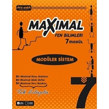 Artı Zeka Yayınları 7 Sınıf Maxımal Fen Bilimleri Modüler Sistem Seti 6 Modül