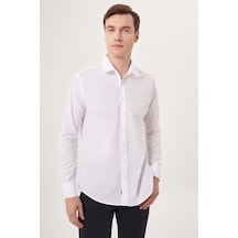 Bisse Erkek Regular Fit Spor Gömlek Beyaz Gm23y231112 D01 Beyaz