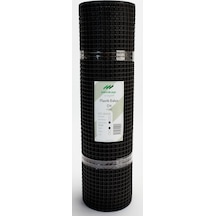 Plastik Dekoratif Bahçe Çiti (1Mtx5Mt-Siyah)
