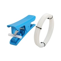 3dsway Ptfe Bowden Boru 1.75mm Id 2mm Od 4mm Beyaz 1 Metre Kesici Kiti 3d Yazıcı Ekstruder Teflon Filament Besleme Hattı