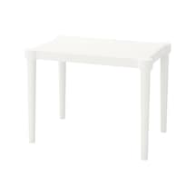 Çocuk Oyun Masası,dikdörtgen Beyaz Renk Meridyendukkan 58x42x43 Cm İç-dış Mekan Kullanımı Çocuk Masası Beyaz