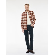 Koton Pamuklu Cepli Normal Bel Straight Fit Jean Pantolon - Mark Jean Petrol 7wam40031nd