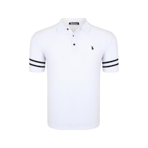 T8585 Dewberry Erkek T-shırt-kar Beyaz Kar Beyaz