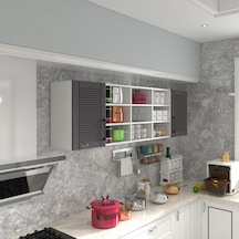 Kenzlife Hazır Mutfak Dolabı Nohut90 Gri Mod2 90 200 32 Mebran Kapak Suntalam Gövde Beyaz Kenzlife Hazır Mutfak Dolabı Nohut90 Gri Mod2 90 200 32 Mebran Kapak Suntalam Gövde Beyaz