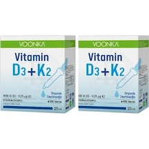 Voonka Vitamin D3 K2 Damla 25 Ml 2 Adet