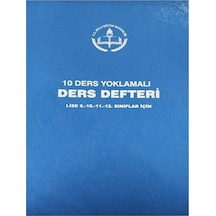 Dilman - Ders Defteri 10 Ders Yoklamalı Plastik Kapak Çok Renkli