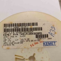 T491a105k020as 1mf 20v A Kemet Tantal Kondansatör 50 Adet