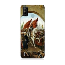 Tecno Spark 6 Go Uyumlu Fatih Sultan Mehmet İstanbul Desenli Silikon Kılıf