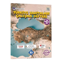 Coğrafyanın Kodları Türkiye Haritaları Çalışma Defteri - Kr Akademi Yayınları