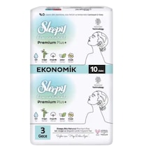 Sleepy Bio Natural Premium Plus+ 3 Gece 10 Adet