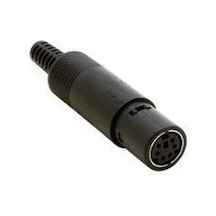 Din Konnektör - Mini - 6 Pin - Dişi