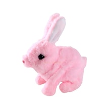 Pilli Peluş Tavşan - Pembe