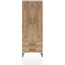 Arges Dolap 4 Raflı 2 Çekmeceli 2 Kapaklı 60x30x163 Aytaşı-çam Aytaşı