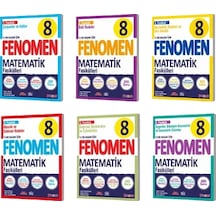 Fenomen 8. Sınıf Matematik Fasikülleri Seti 6 Fasikül Fenomen Yay
