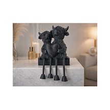 Romantik Sevgili İnekler Figürü 15cm
