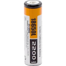 Orion 18650 Li-Ion 2200 mAh 3.7 V Başlı Şarj Edilebilir Pil