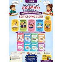 1.sınıflar İçin Çocuklara Özel Eğitci 10'lu Okuma Kitabı