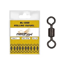 Portfish Bl1001 Paslanmaz Fırdöndü No:6/0 - Standart