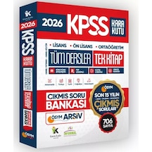 2026 FULLKPSS LİSANS-ÖNLİSANS-ORTAÖĞRETİM Son 15 Yılın Soruları Tüm Dersler Tek Kitap Soru Bankası2026 FULLKPSS LİSANS-ÖNLİSANS-ORTAÖĞRETİM Son 15 Yılın Soruları Tüm Dersler Tek Kitap Soru Bankası