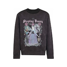 Adidas Çocuk Sweatshirt Adıdas Dısney Vıllaıns Loose Washed Gfx Crew Sweatshirt Kq6084 Siyah